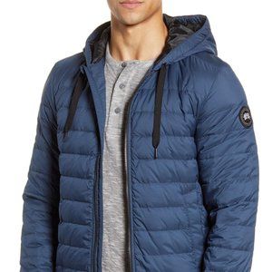 NEW Canada Goose Sydney Packable Down Hoodie - Black Label - Dark Blue